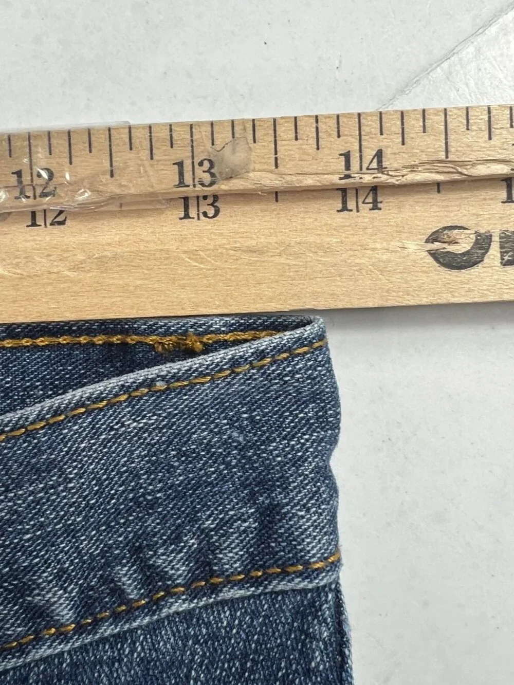 VTG Rockies Jeans Junior's 27x35* Mid Rise Relaxed Straight Blue Denim Tag 5 XL